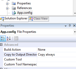 Picture : Properties Build Action