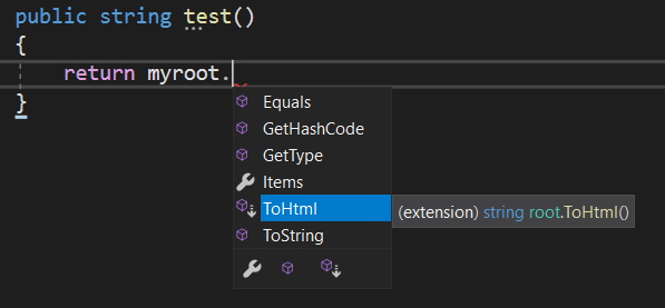 Extension Method Access